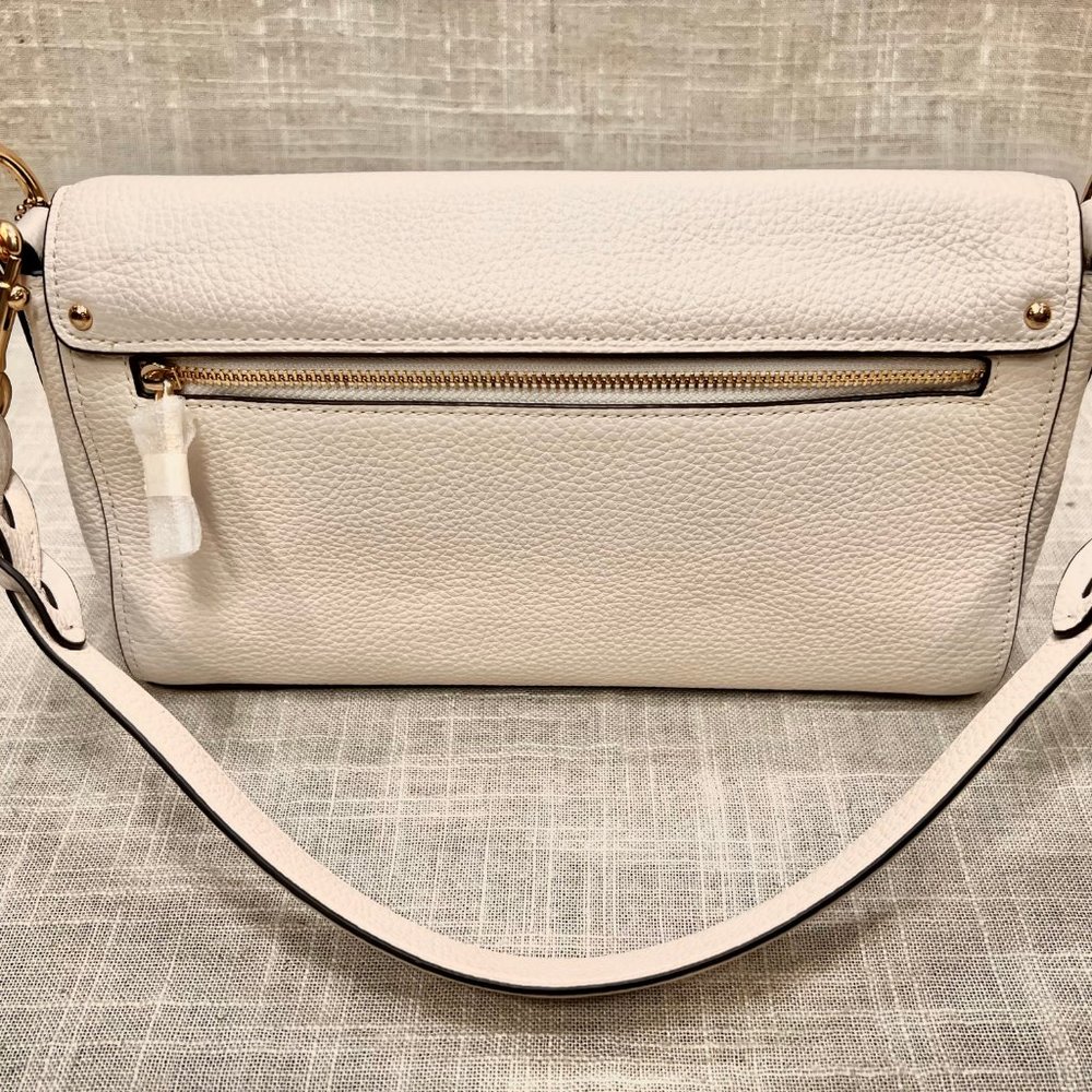 Coach Tabby Style Jade Shoulder Bag w/ Coach Signature Canvas NWOT - Picture 7 of 13